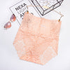 High waist slim fit tummy control seamless lace panties