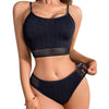 Seamless hollow push-up bra set